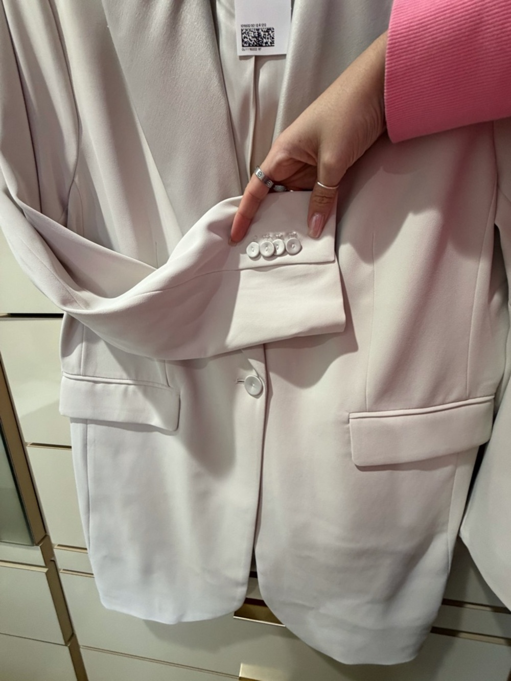 NWT H&M Longline Oyster Blazer - Picture 3 of 5
